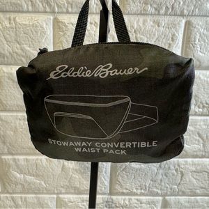 Eddie Bauer waist bag. Dark green.